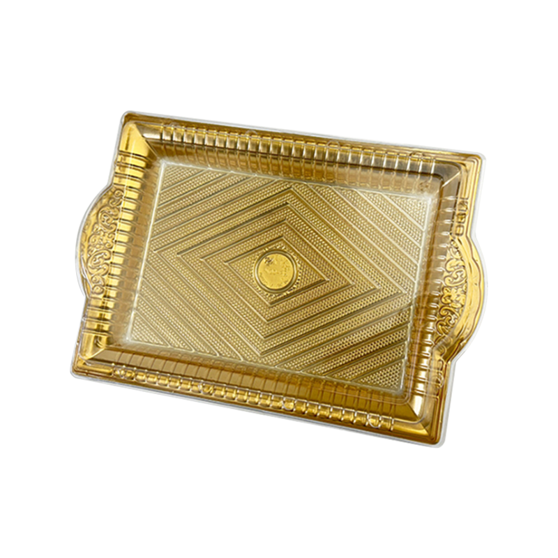 Wegwerpbare transparante dikke gebaksschaal