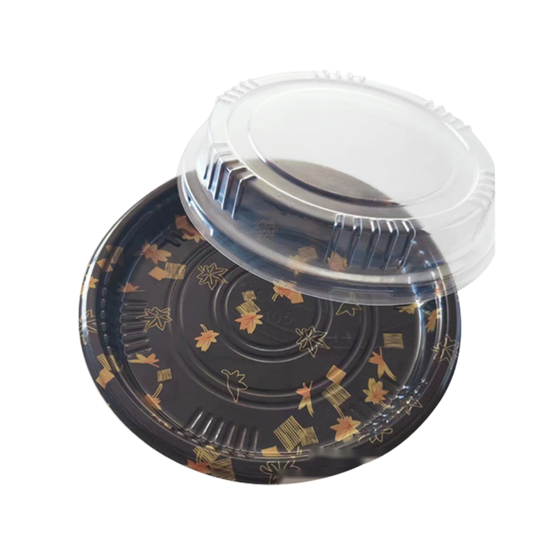 Rond sandwichbord met deksel