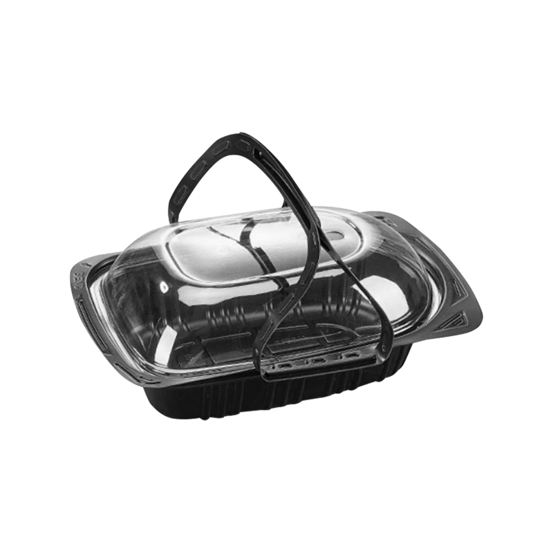 Wegwerp plastic draagbare geroosterde kippencontainer