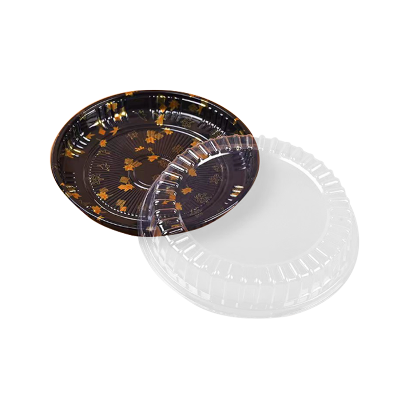 Wegwerp sushi-dienblad voor afhaalmaaltijden met transparante deksel