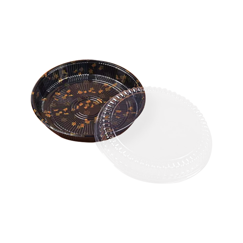 Verpakkingsdoos in Japanse stijl met zwarte print aan de onderkant